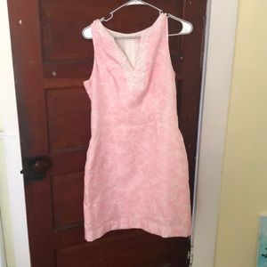 Lilly Pulitzer pink floral dress